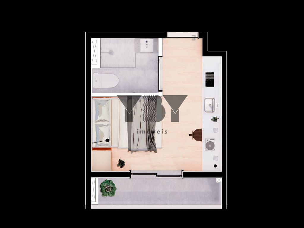 Apartamento, 1 quarto, 17 m² - Foto 14