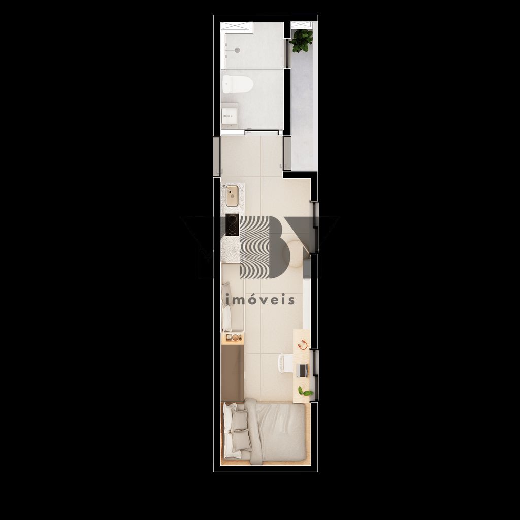 Apartamento, 1 quarto, 17 m² - Foto 17