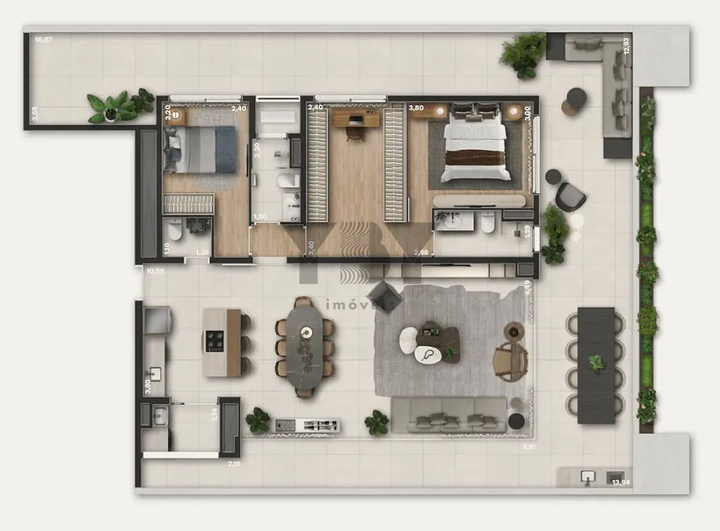 Apartamento, 2 quartos, 198 m² - Foto 30