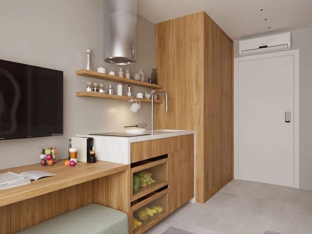 Foto do Apartamento - Apartamento à venda 1 Quarto 24.9M² Vila Mariana São Paulo - SP | Domani Vila Mariana - Residencial | Correteria Imóveis