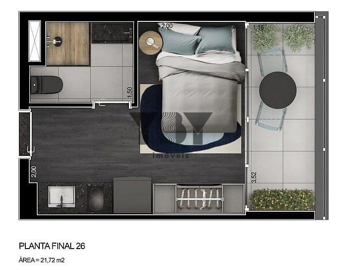 Apartamento, 2 quartos, 46 m² - Foto 12