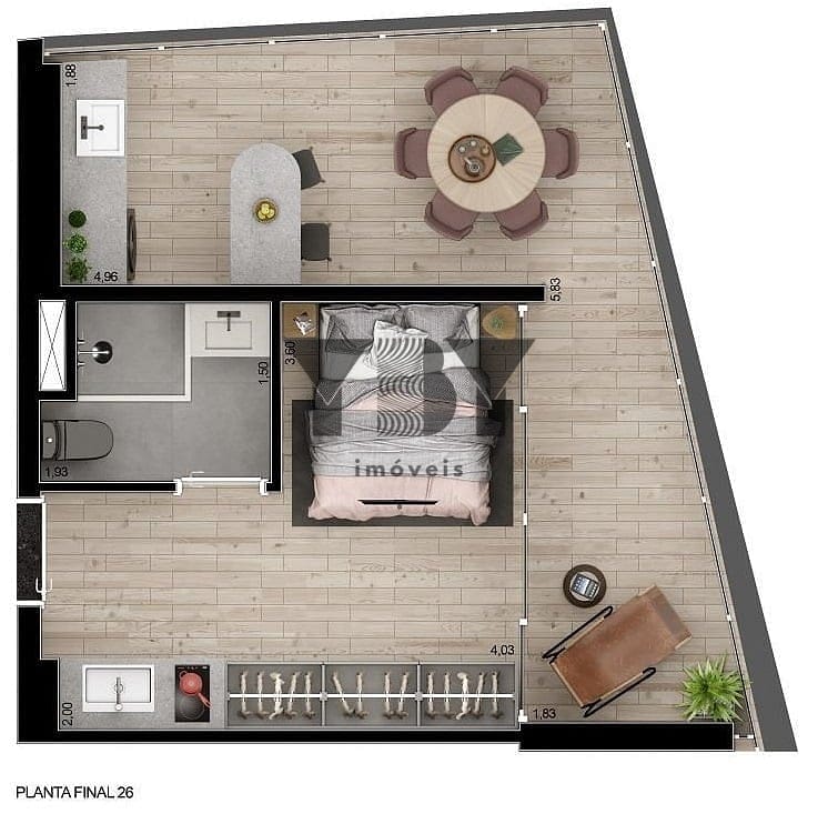 Apartamento, 2 quartos, 46 m² - Foto 13