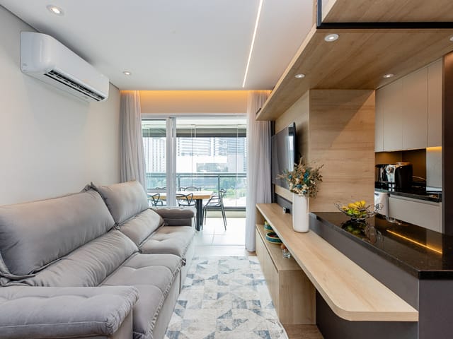 Foto do Apartamento - Apartamento à venda 2 Quartos 1 Suite 2 Vagas 70M² Chácara Santo Antônio (Zona Sul) São Paulo - SP | Lares e Andares Imóveis