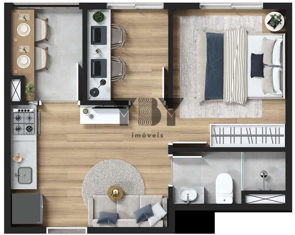 Apartamento, 1 quarto, 39 m² - Foto 46