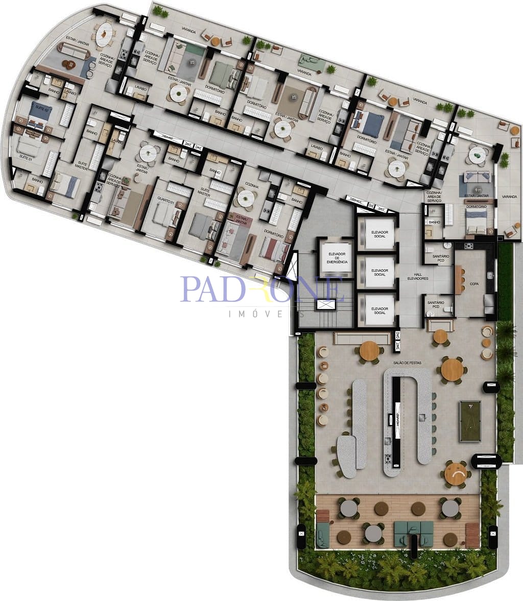 Apartamento à venda com 3 quartos, 100m² - Foto 49
