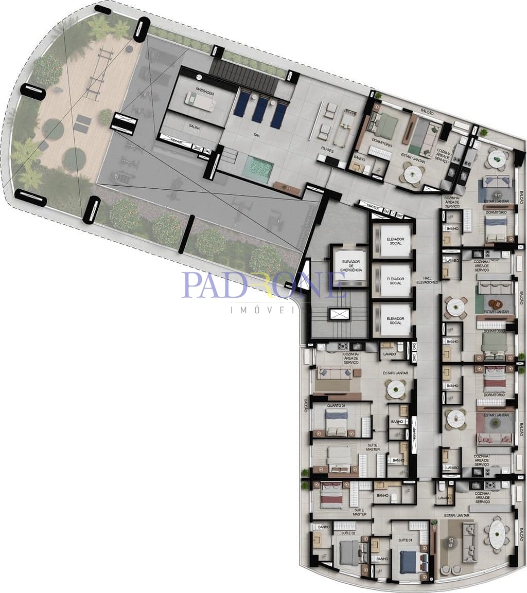 Apartamento à venda com 3 quartos, 100m² - Foto 52