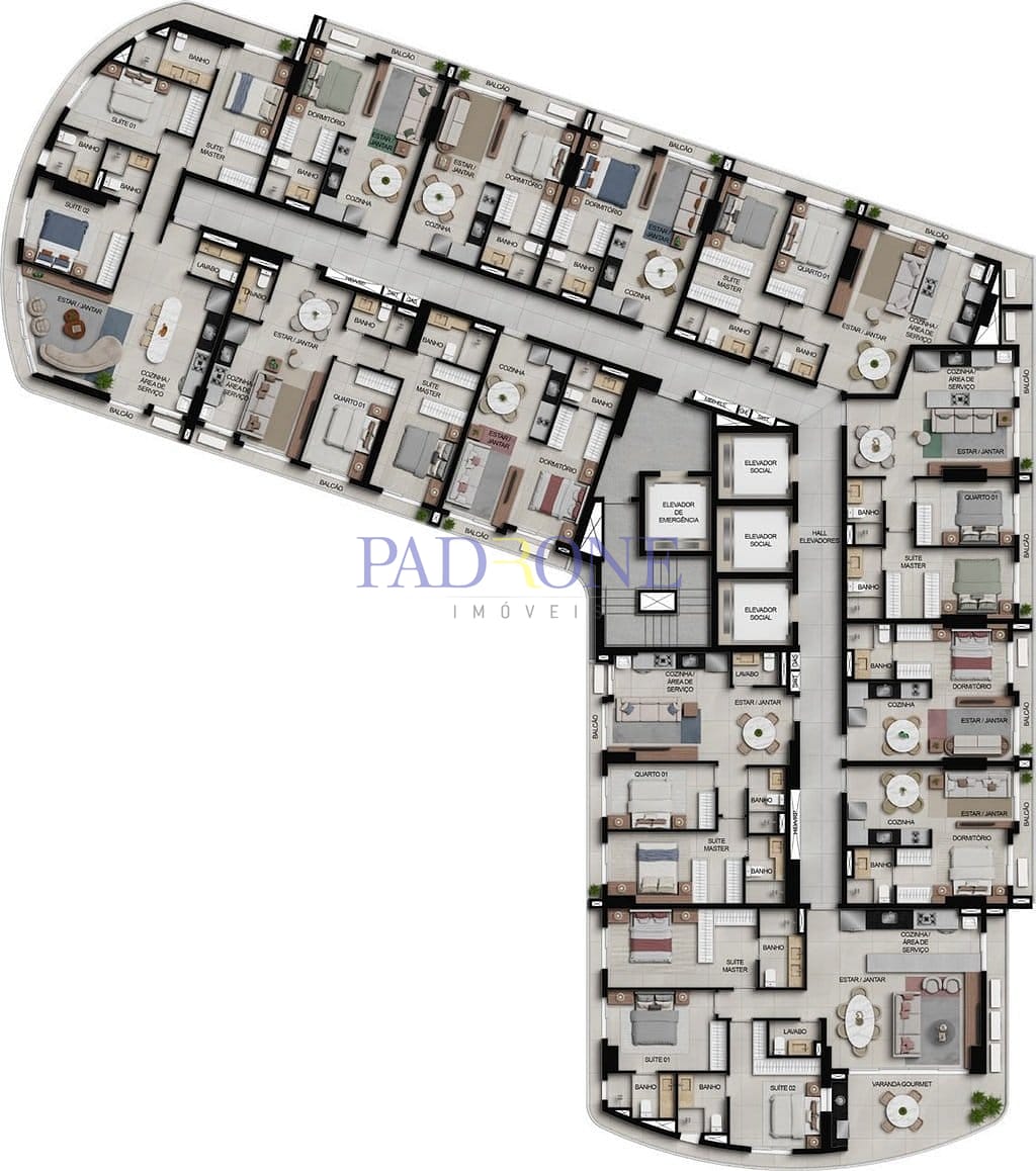 Apartamento à venda com 3 quartos, 100m² - Foto 63