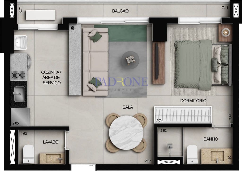 Apartamento à venda com 3 quartos, 100m² - Foto 68
