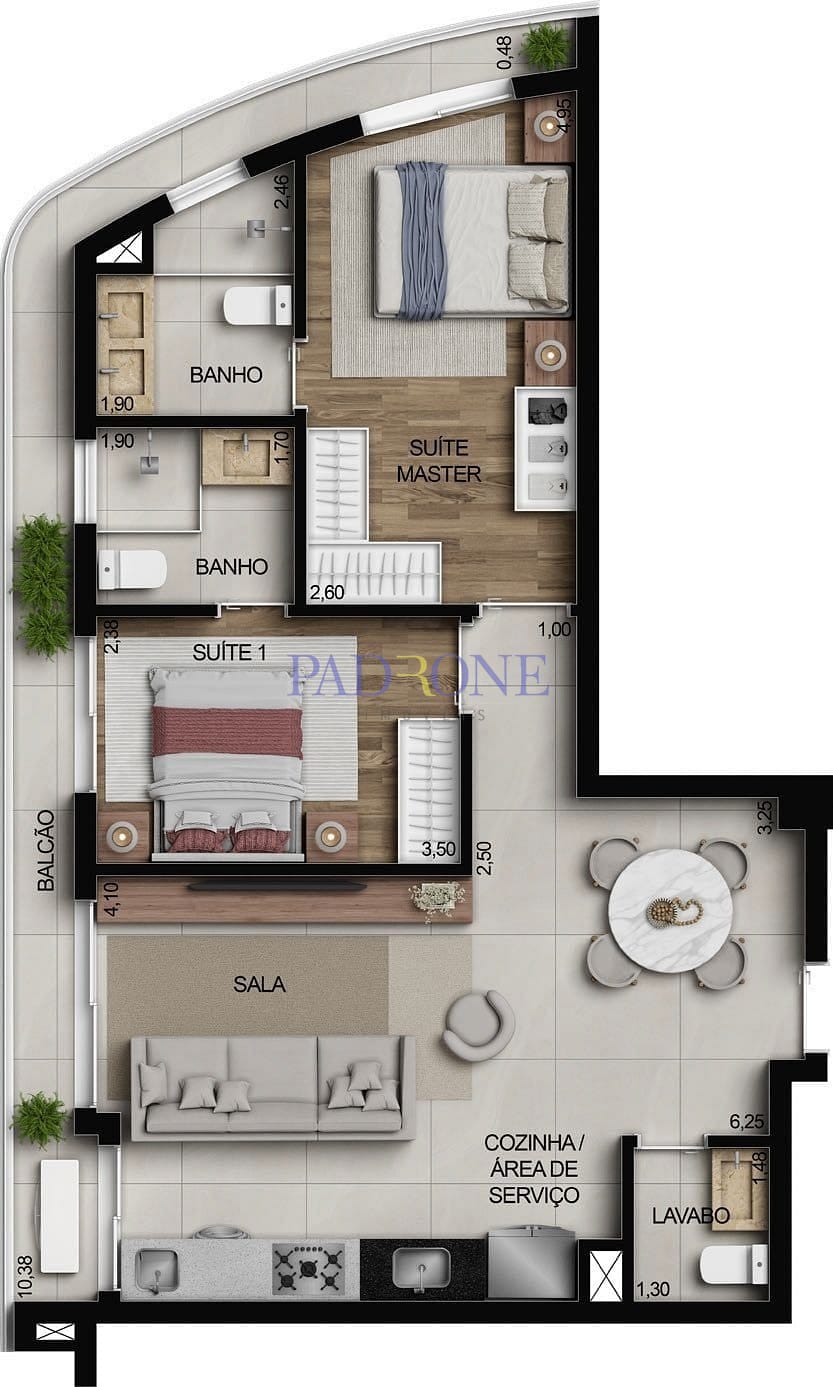 Apartamento à venda com 3 quartos, 100m² - Foto 76