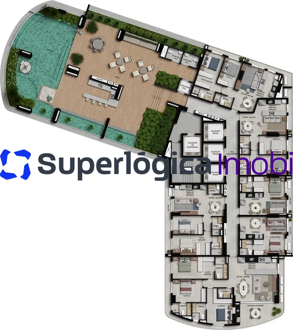 Apartamento, 3 quartos, 100 m² - Foto 47