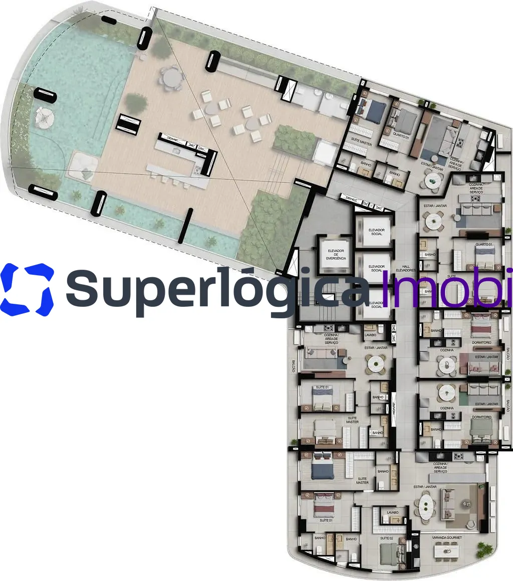 Apartamento, 3 quartos, 100 m² - Foto 48