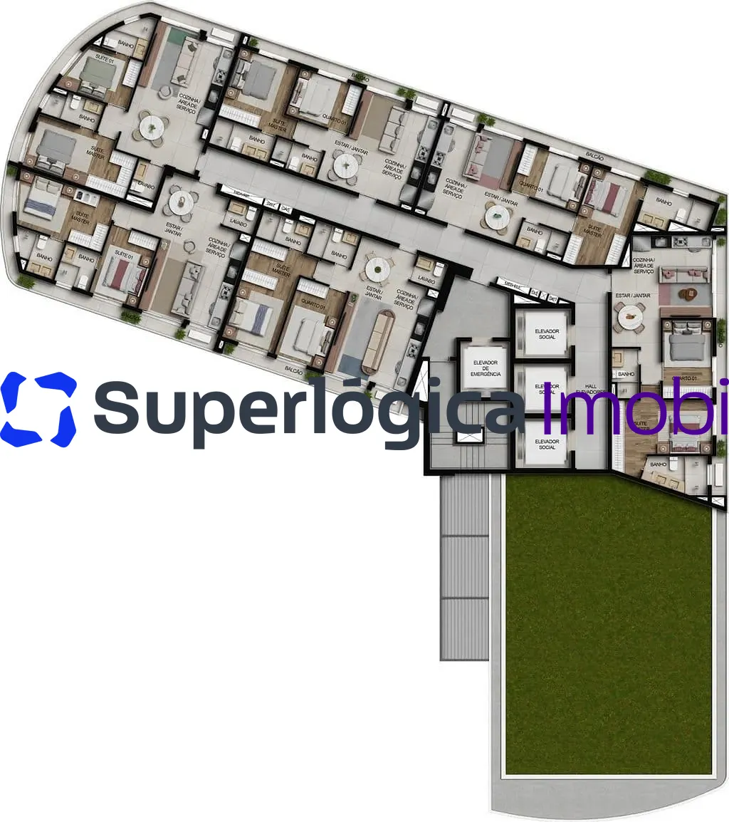 Apartamento, 3 quartos, 100 m² - Foto 54