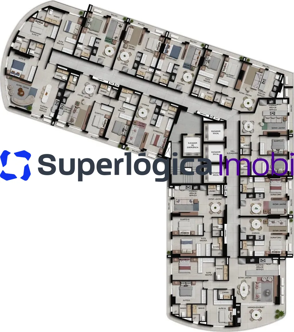 Apartamento, 3 quartos, 100 m² - Foto 63