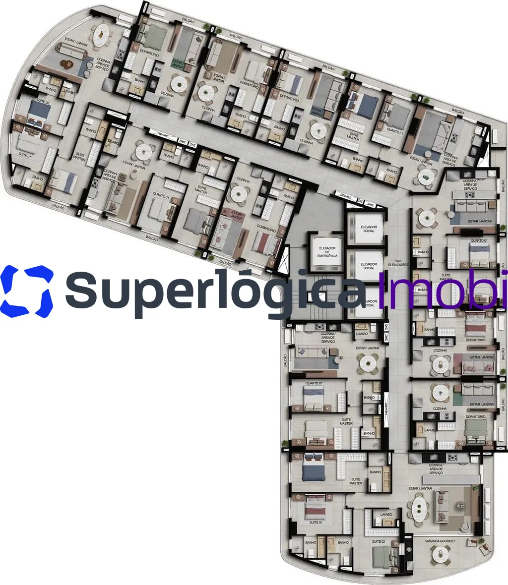 Apartamento, 3 quartos, 100 m² - Foto 64
