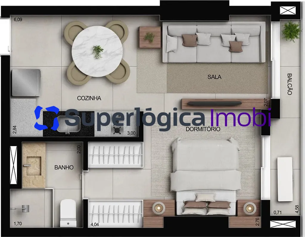 Apartamento, 3 quartos, 100 m² - Foto 67