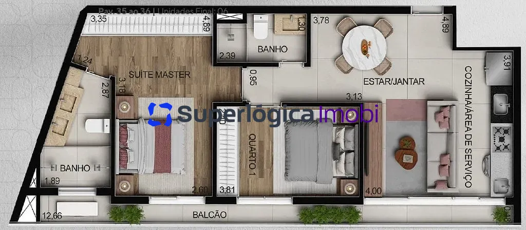 Apartamento, 3 quartos, 100 m² - Foto 72