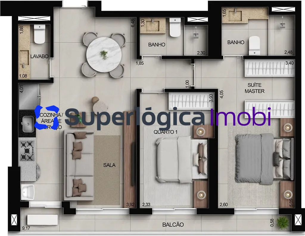 Apartamento, 3 quartos, 100 m² - Foto 73
