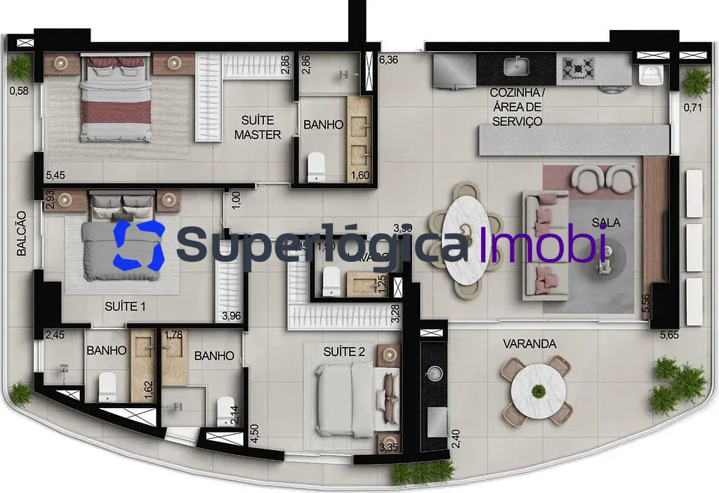 Apartamento, 3 quartos, 100 m² - Foto 81