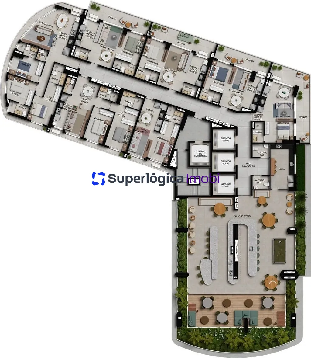 Apartamento, 3 quartos, 100 m² - Foto 49