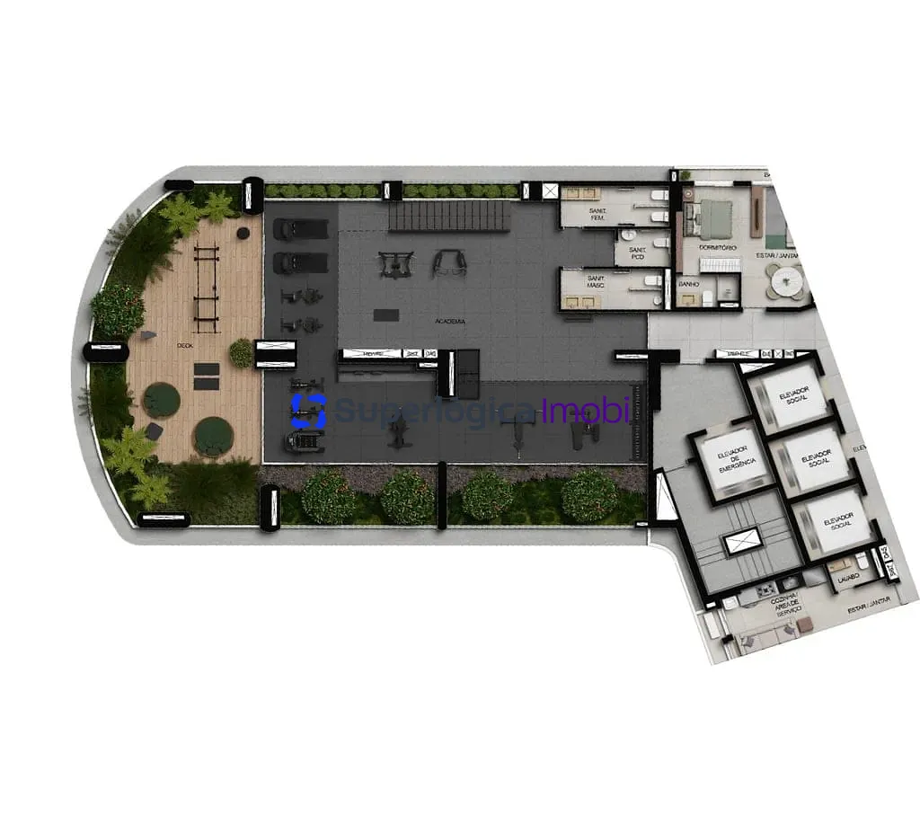 Apartamento, 3 quartos, 100 m² - Foto 60