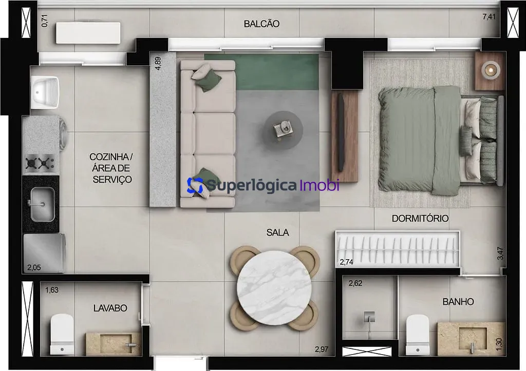 Apartamento, 3 quartos, 100 m² - Foto 68