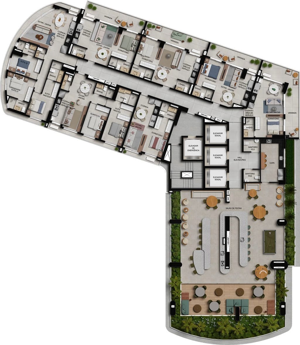 Apartamento, 1 quarto, 37 m² - Foto 49