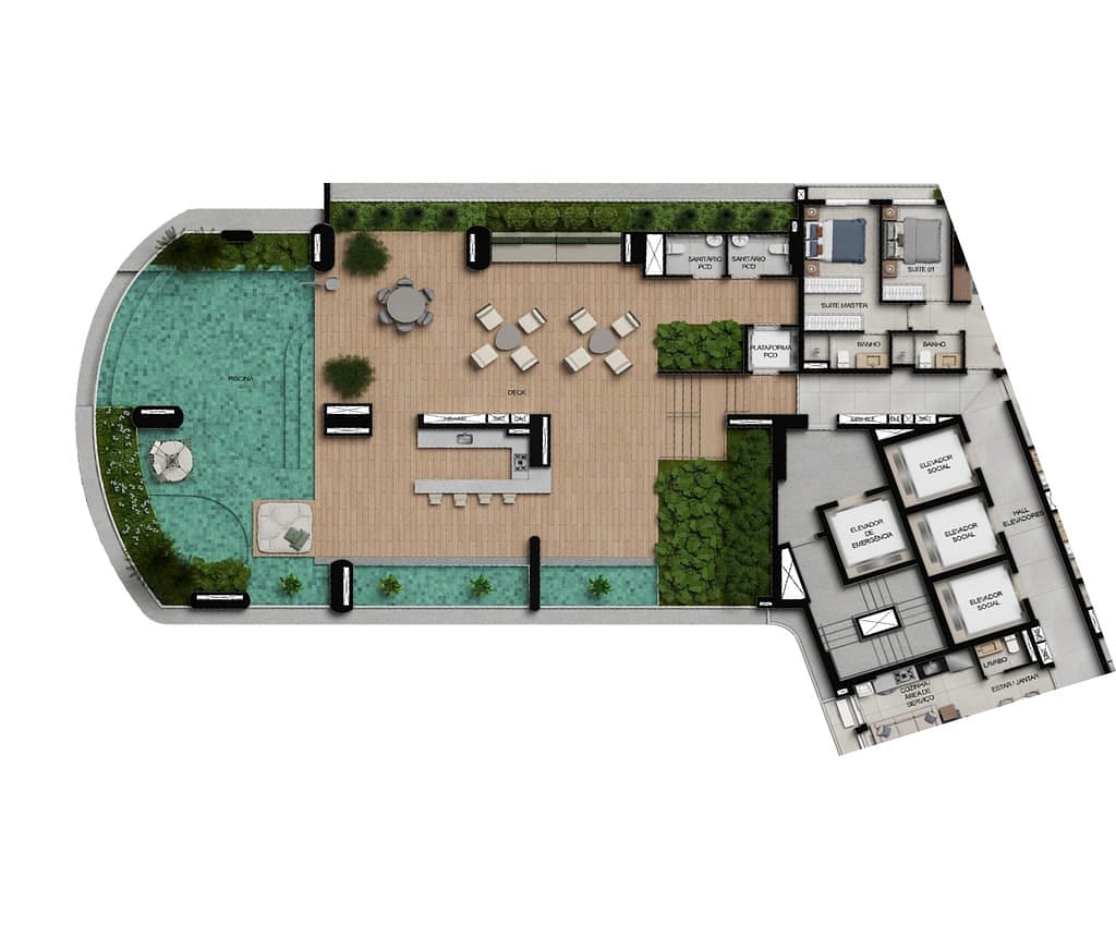 Apartamento, 1 quarto, 37 m² - Foto 59