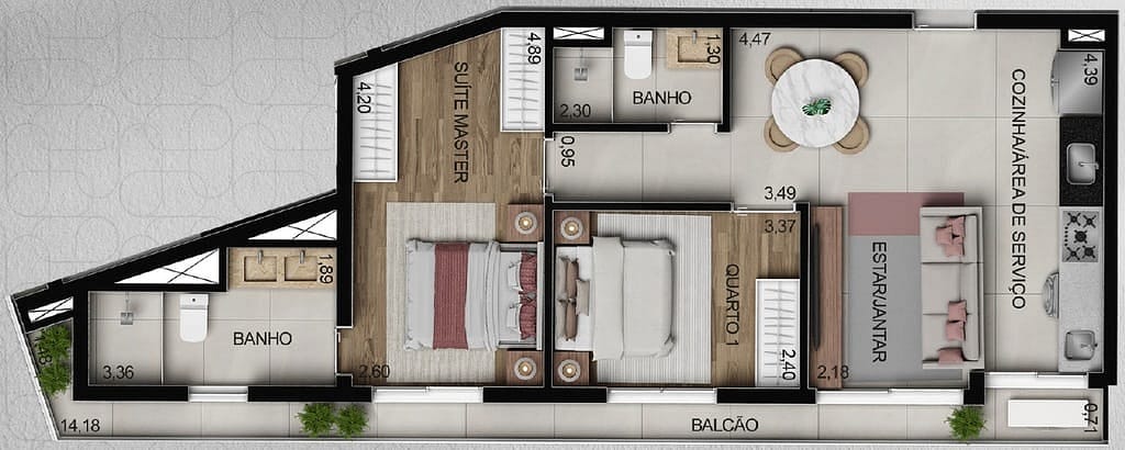 Apartamento, 1 quarto, 37 m² - Foto 71