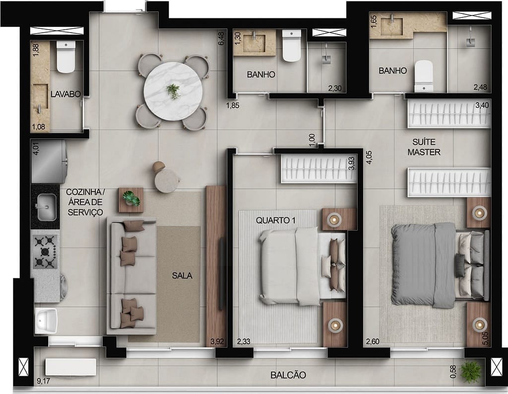 Apartamento, 1 quarto, 37 m² - Foto 73