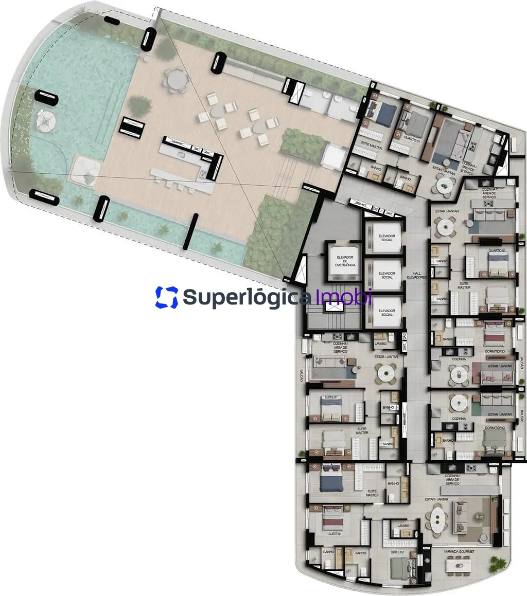 Apartamento, 1 quarto, 37 m² - Foto 48
