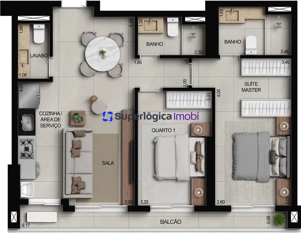 Apartamento, 1 quarto, 37 m² - Foto 73