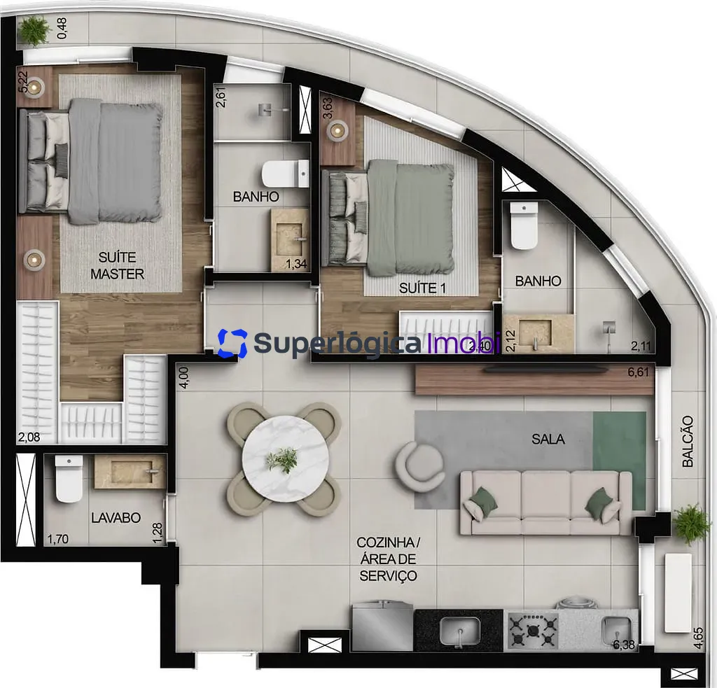 Apartamento, 1 quarto, 37 m² - Foto 74