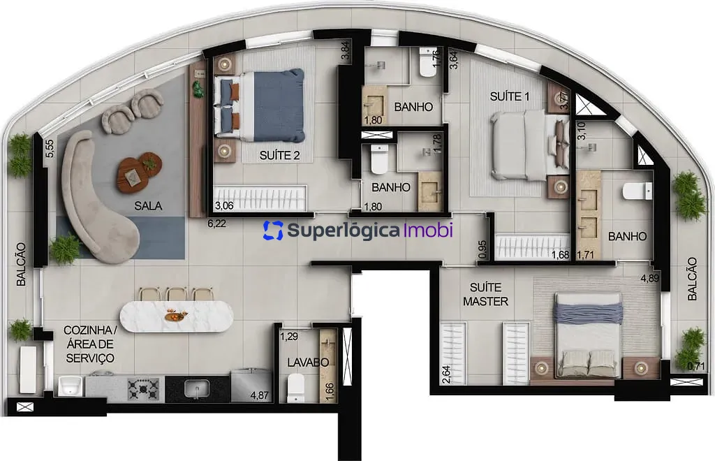 Apartamento, 1 quarto, 37 m² - Foto 79