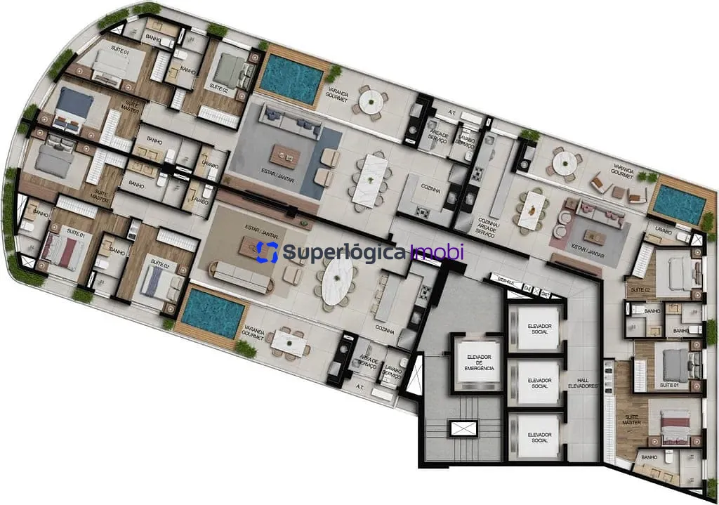 Apartamento, 2 quartos, 74 m² - Foto 55