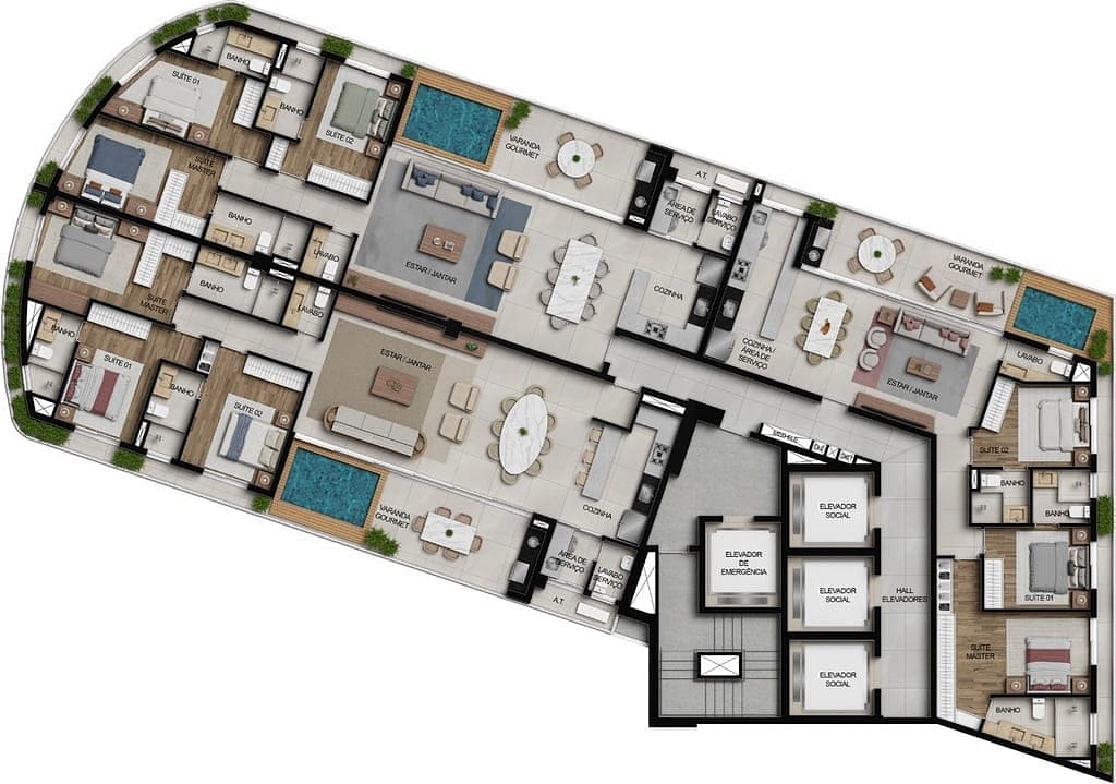 Apartamento, 2 quartos, 73 m² - Foto 55