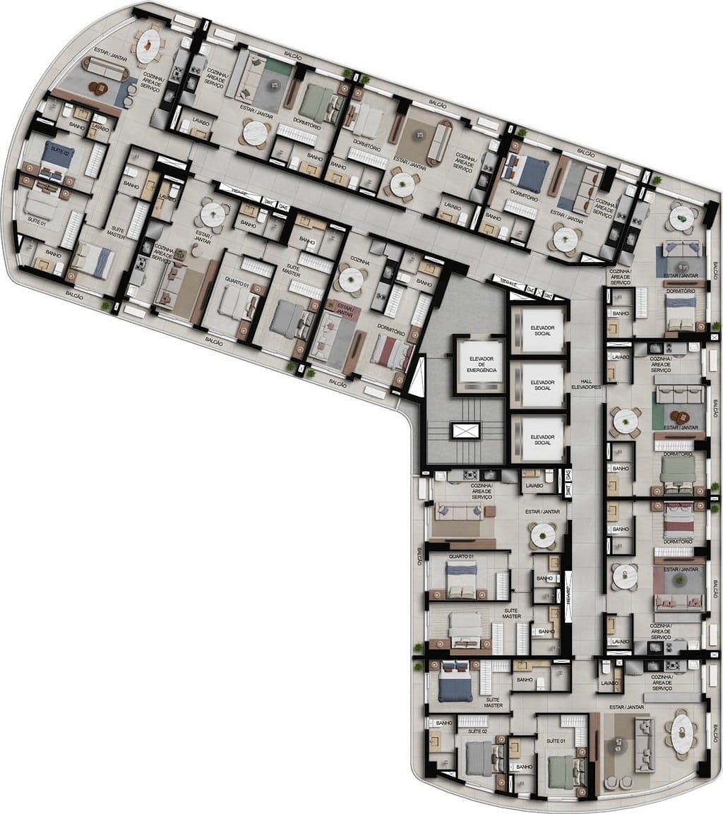 Apartamento, 2 quartos, 73 m² - Foto 65