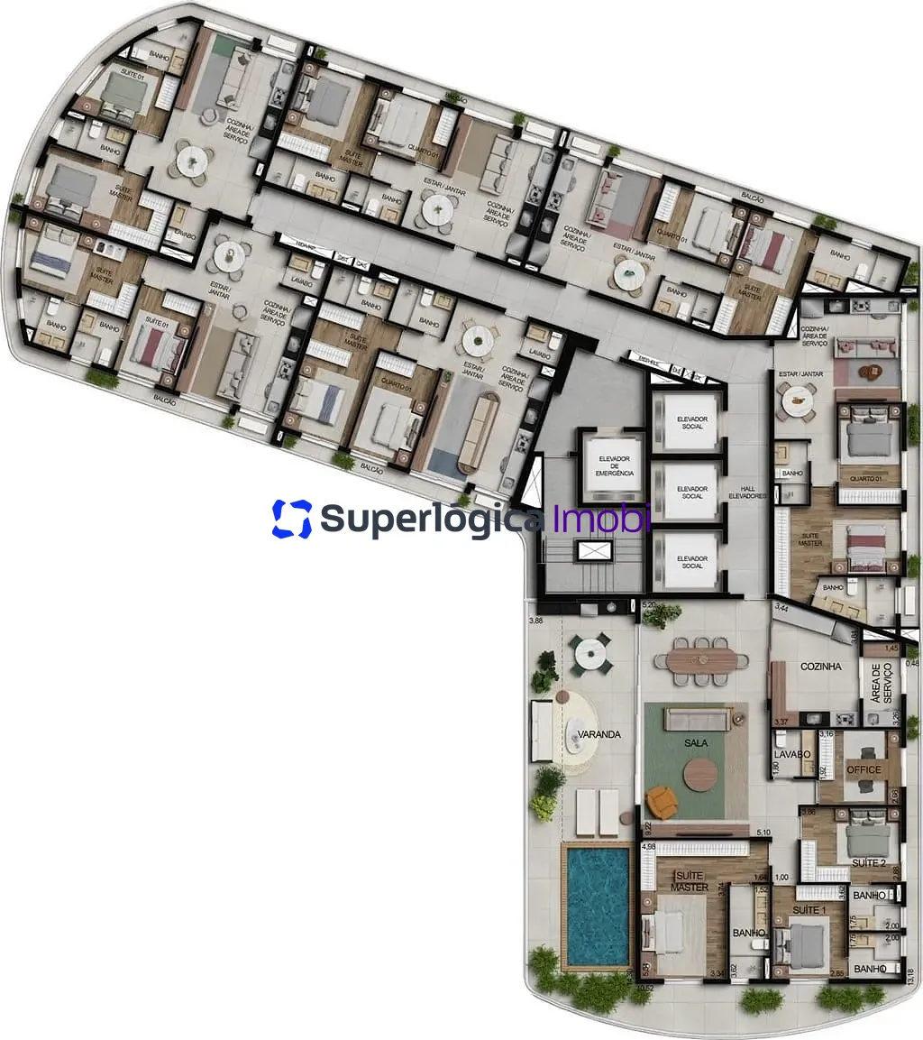 Apartamento, 2 quartos, 73 m² - Foto 53