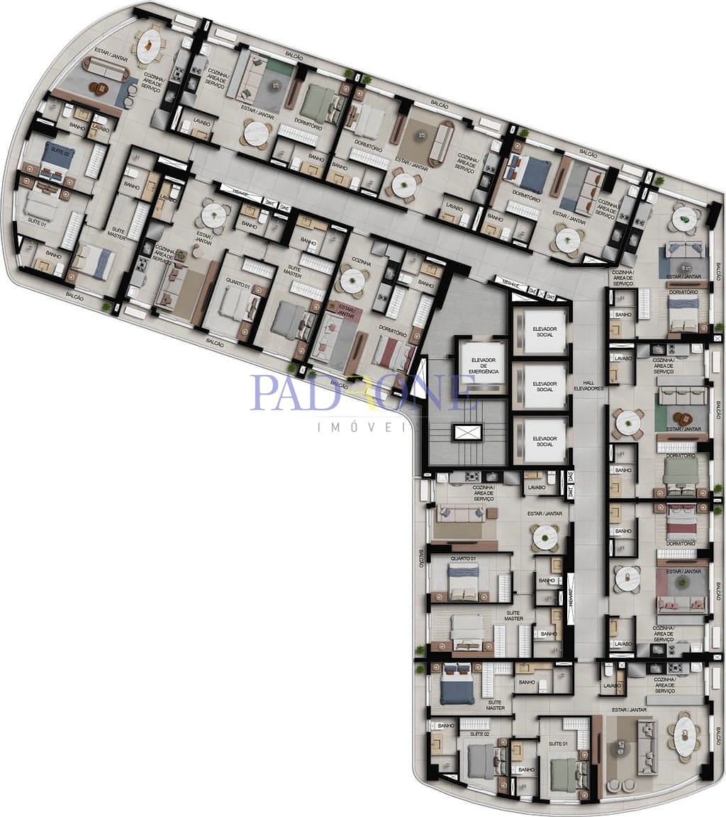 Apartamento à venda com 2 quartos, 70m² - Foto 65