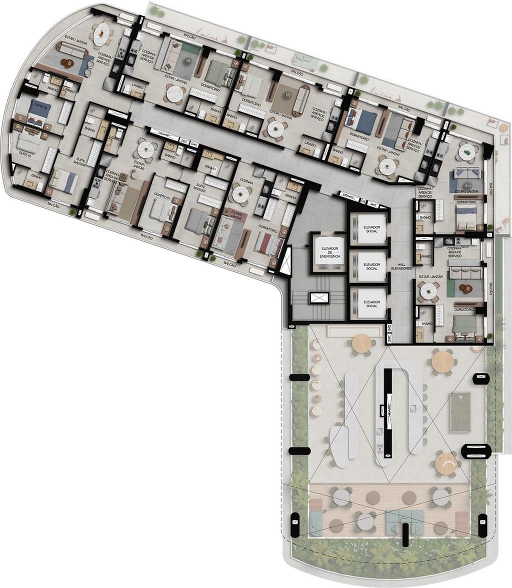 Apartamento, 2 quartos, 70 m² - Foto 50