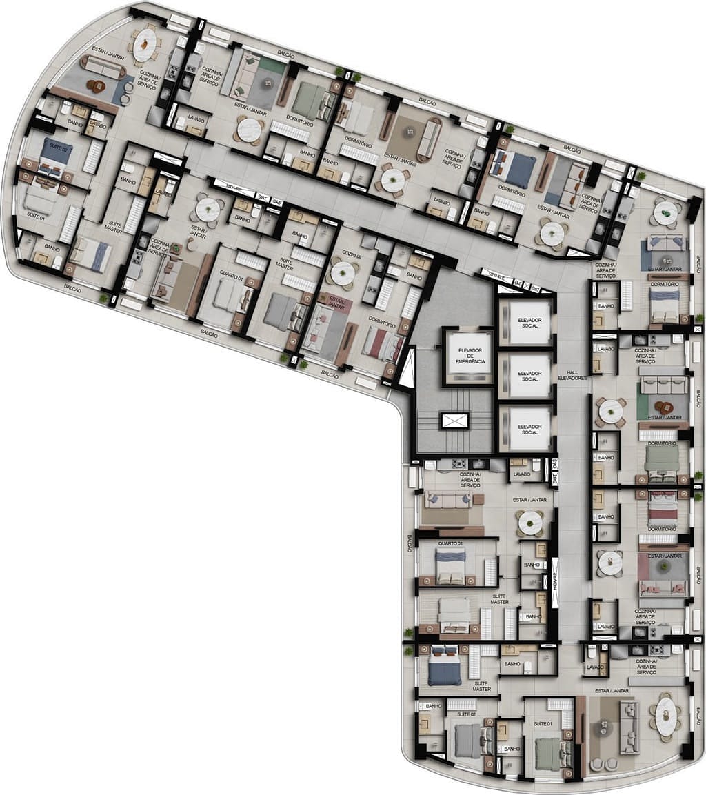 Apartamento, 2 quartos, 70 m² - Foto 65