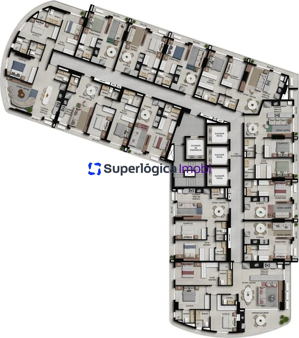 Apartamento, 2 quartos, 70 m² - Foto 63