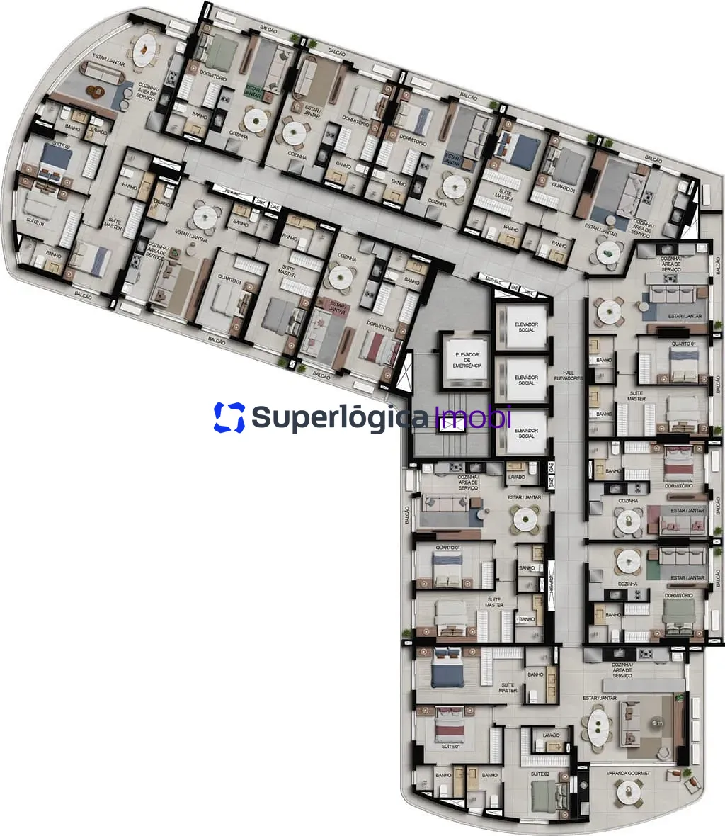 Apartamento, 2 quartos, 70 m² - Foto 64