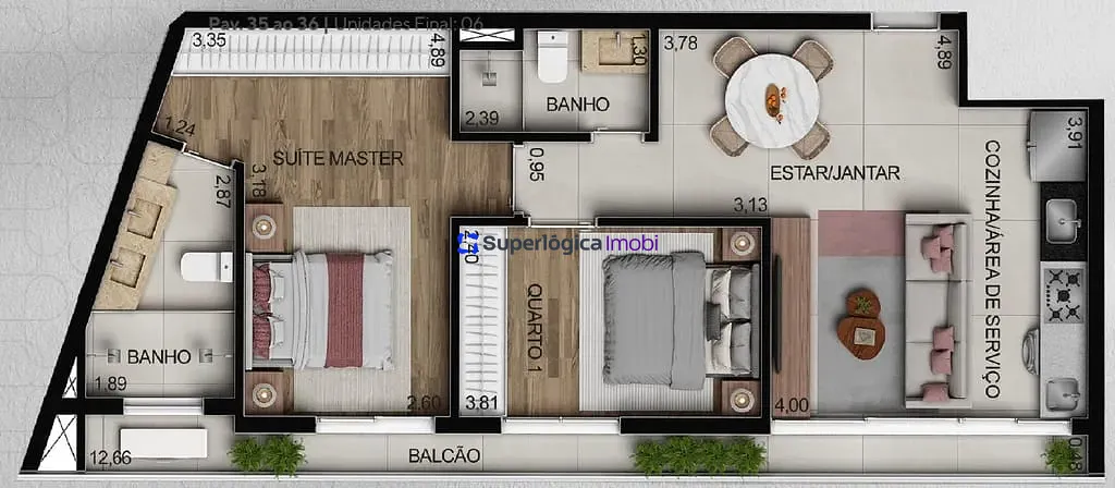 Apartamento, 2 quartos, 70 m² - Foto 72