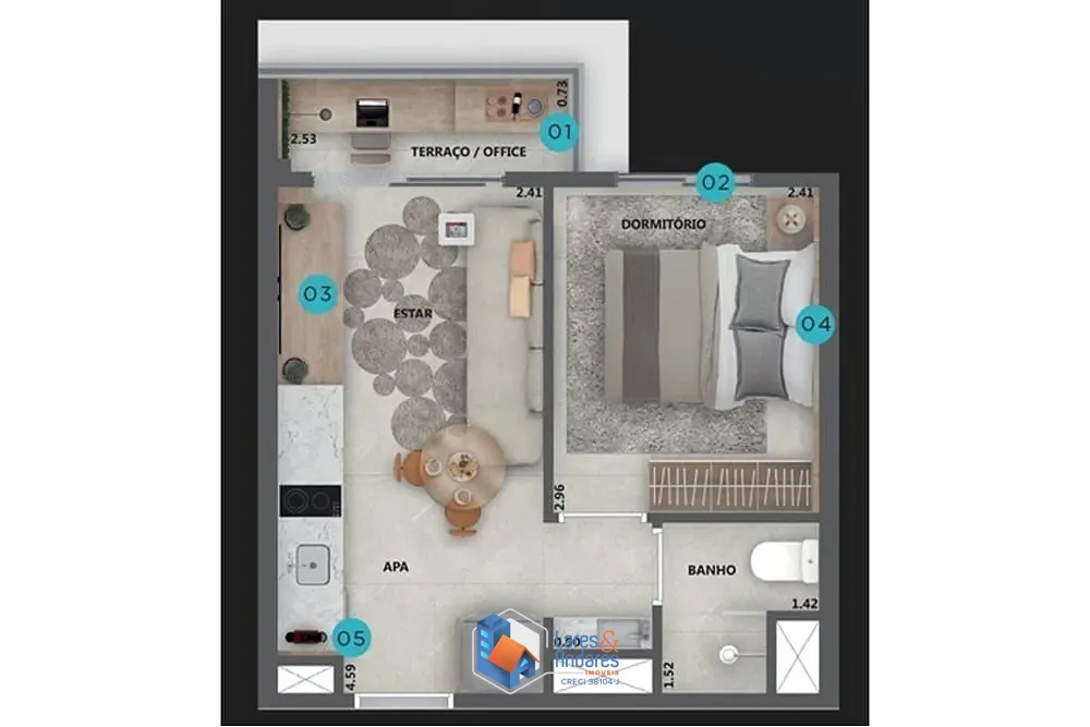 Apartamento, 1 quarto, 27 m² - Foto 17