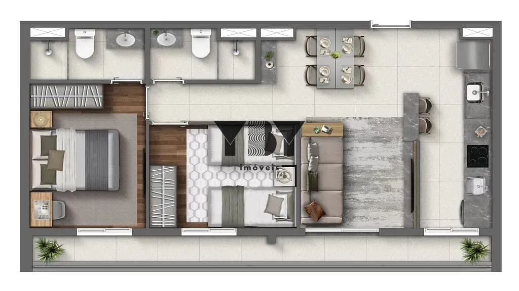 Apartamento, 3 quartos, 75 m² - Foto 34