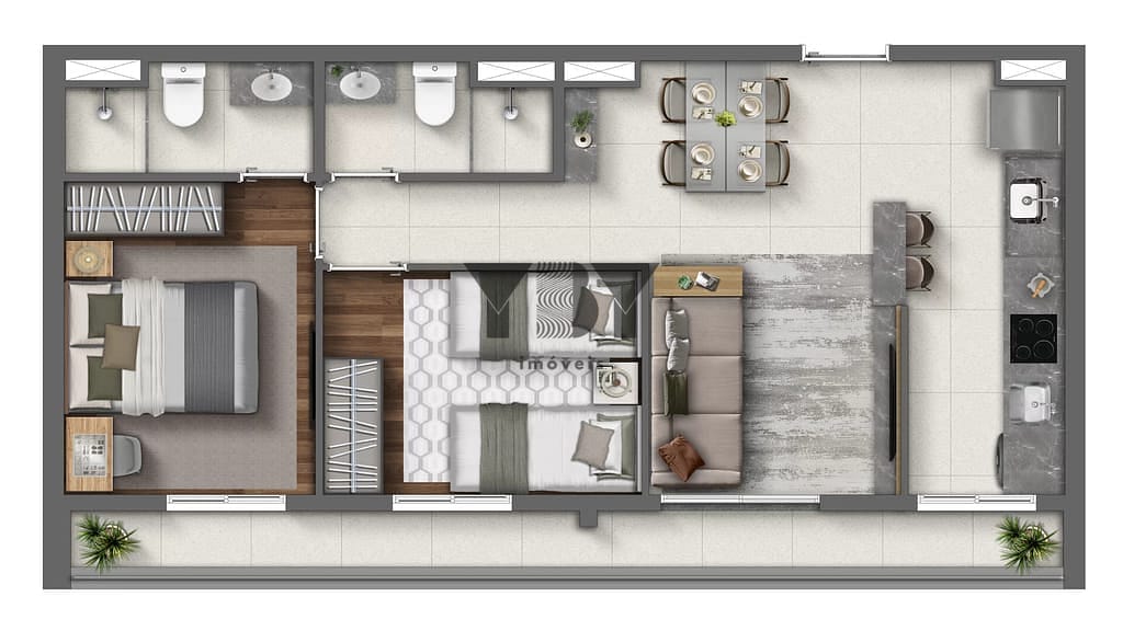 Apartamento, 2 quartos, 60 m² - Foto 34