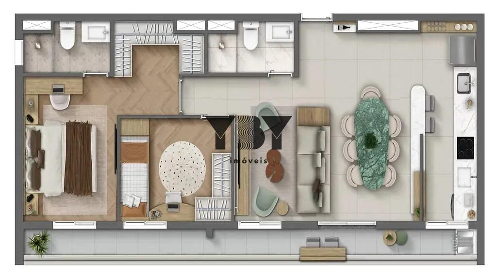 Apartamento, 2 quartos, 60 m² - Foto 37
