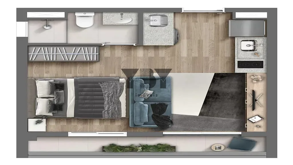 Apartamento, 1 quarto, 29 m² - Foto 31
