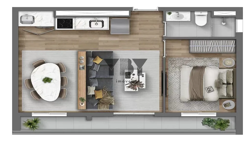 Apartamento, 1 quarto, 29 m² - Foto 33