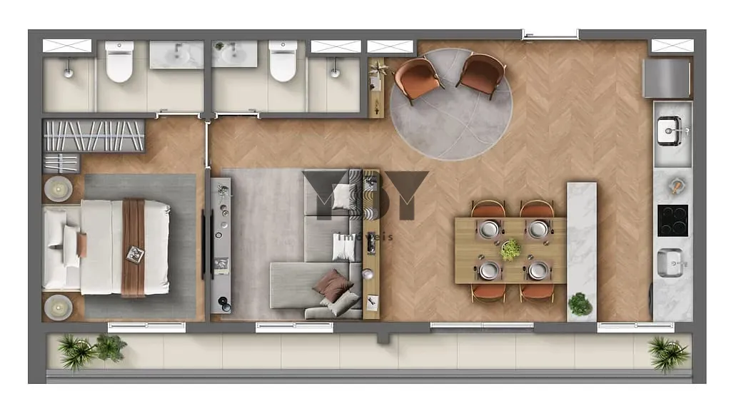 Apartamento, 1 quarto, 29 m² - Foto 35